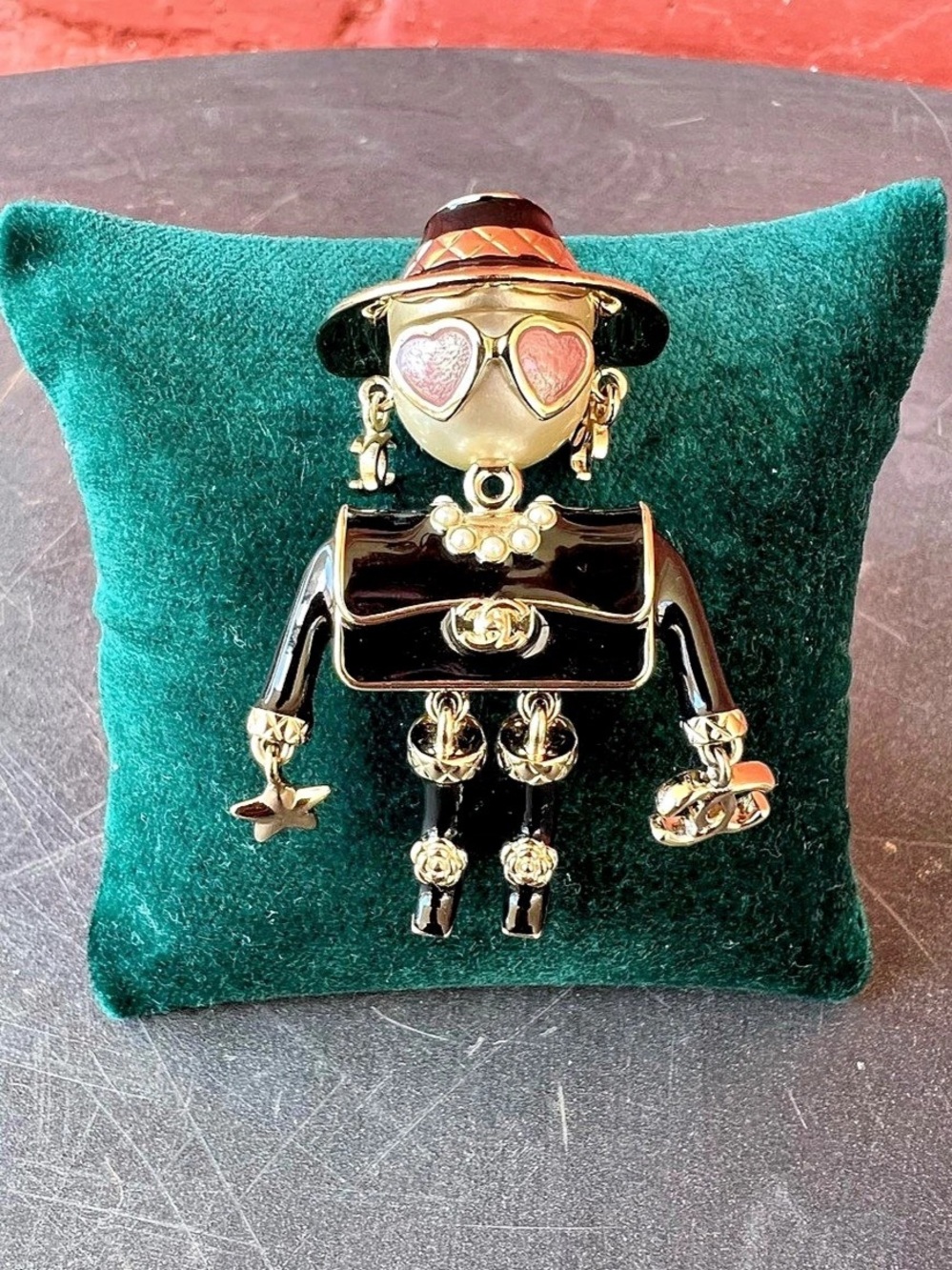 CHANEL Coco Doll Brooch Spring 2025 - Authentic